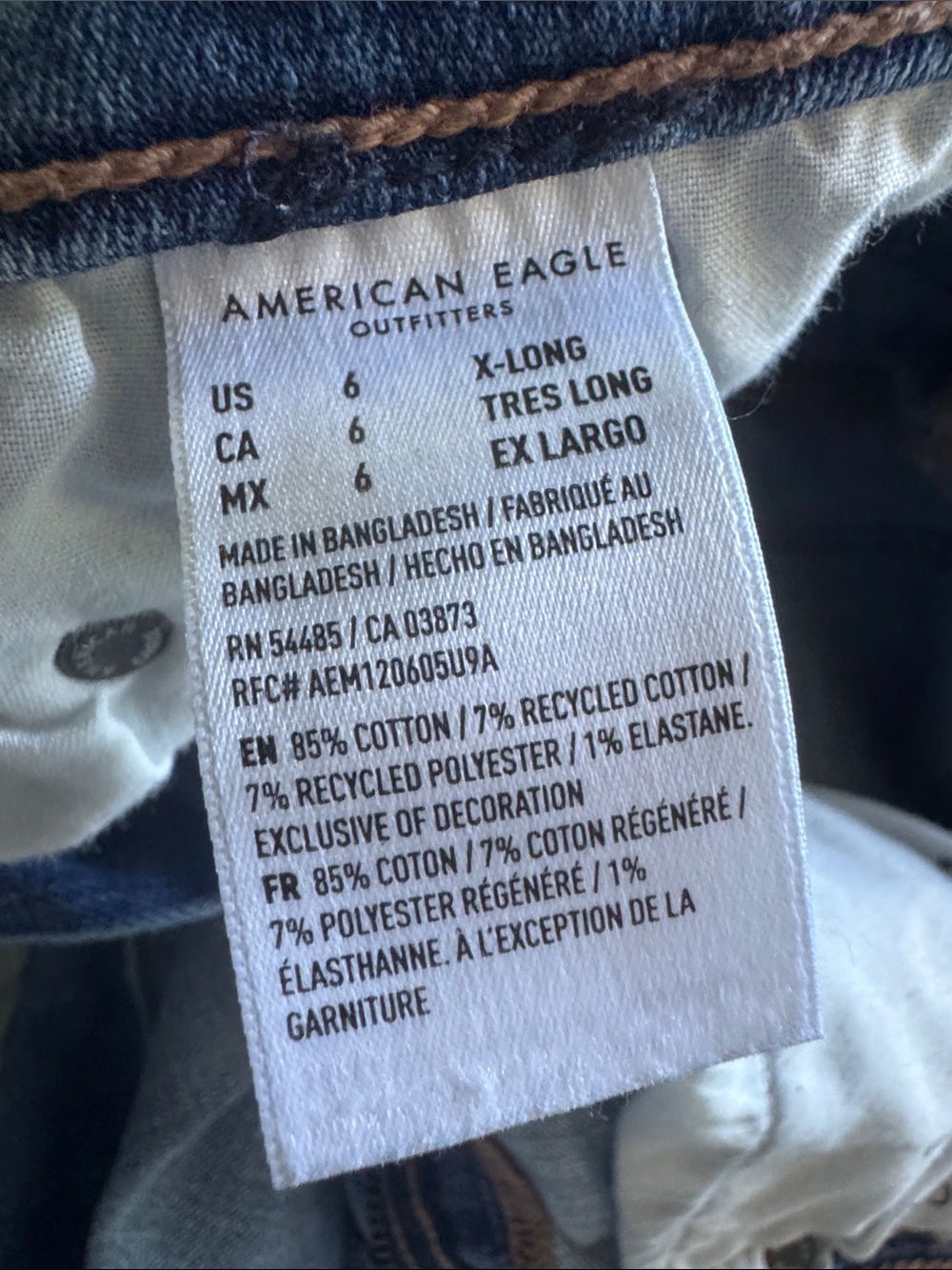 American Eagle Outfitters Light Blue Flare Jeans - Picture 2 of 2